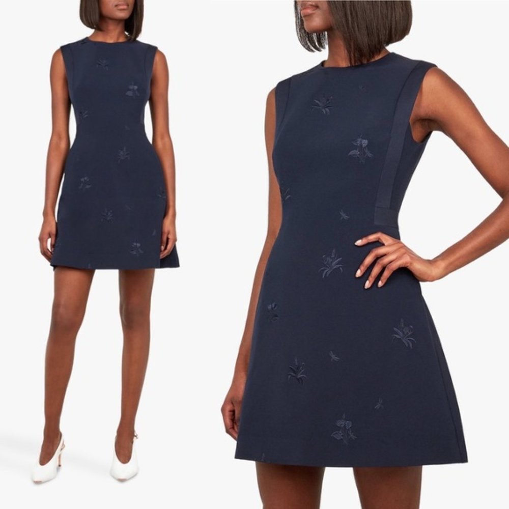 Ted Baker Saahrad Embroidered Floral Shift Dress - Picture 2 of 5